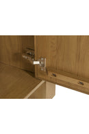 Contract furniture - Japandi Oak 4-Door Sideboard - www.oroatrade.com