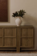 Contract furniture - Japandi Oak 4-Door Sideboard - www.oroatrade.com