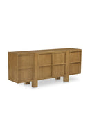 Contract furniture - Japandi Oak 4-Door Sideboard - www.oroatrade.com