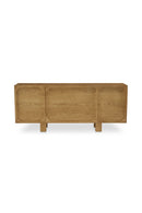Contract furniture - Japandi Oak 4-Door Sideboard - www.oroatrade.com