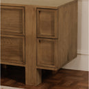 Oak 6-Drawer Nightstand | Novi Living Henley