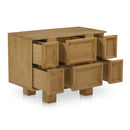 Oak 6-Drawer Nightstand | Novi Living Henley