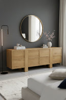 Contract furniture - Japandi Oak 8-Drawer Dresser - www.oroatrade.com