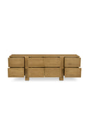 Contract furniture - Japandi Oak 8-Drawer Dresser - www.oroatrade.com
