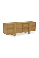 Contract furniture - Japandi Oak 8-Drawer Dresser - www.oroatrade.com
