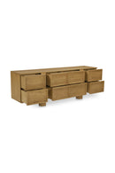 Contract furniture - Japandi Oak 8-Drawer Dresser - www.oroatrade.com