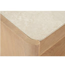 Marble Top Oak Nightstand | Novi Living Lane