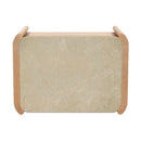 Marble Top Oak Nightstand | Novi Living Lane