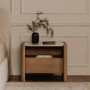 Marble Top Oak Nightstand | Novi Living Lane