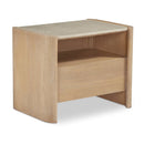 Marble Top Oak Nightstand | Novi Living Lane