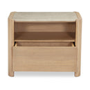 Marble Top Oak Nightstand | Novi Living Lane