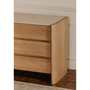 Marble Top Oak 6-Drawer Dresser | Novi Living Lane