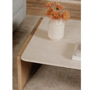 Contract furniture - Marble Top Oak Coffee Table - www.oroatrade.com
