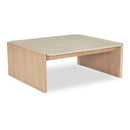 Contract furniture - Marble Top Oak Coffee Table - www.oroatrade.com