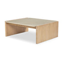 Contract furniture - Marble Top Oak Coffee Table - www.oroatrade.com