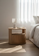 Oak 1-Drawer Nightstand | Novi Living Tommy | Oroa.com