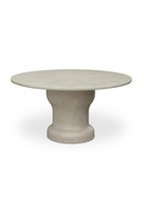 Cream Concrete Outdoor Dining Table | Novi Living Magnolia | Oroatrade.com