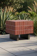 Glazed Concrete Outdoor Side Table | Novi Living Farren | Oroatrade.com