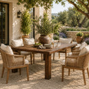 Contract furniture - Solid Teak Outdoor Dining Table - www.oroatrade.com