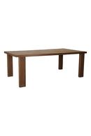 Solid Teak Outdoor Dining Table | Novi Living Marina | Oroa.com