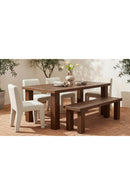 Solid Teak Outdoor Dining Table | Novi Living Marina