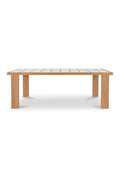 Solid Teak Outdoor Dining Table | Novi Living Marina