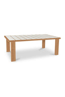 Solid Teak Outdoor Dining Table | Novi Living Marina
