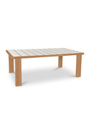 Solid Teak Outdoor Dining Table | Novi Living Marina | Oroa.com