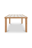 Solid Teak Outdoor Dining Table | Novi Living Marina
