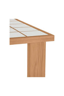 Solid Teak Outdoor Dining Table | Novi Living Marina