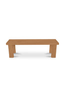 Solid Teak Outdoor Dining Bench | Novi Living Marina