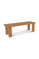 Solid Teak Outdoor Dining Bench | Novi Living Marina