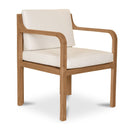 White Padded Outdoor Dining Chair | Novi Living Nellie