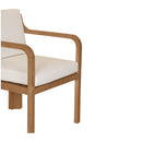 White Padded Outdoor Dining Chair | Novi Living Nellie
