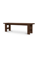 Slatted Teak Outdoor Dining Bench | Novi Living Esmond | Oroatrade.com