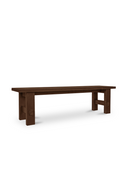 Slatted Teak Outdoor Dining Bench | Novi Living Esmond | Oroatrade.com