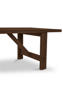 Slatted Teak Outdoor Dining Table | Novi Living Esmond | Oroatrade.com