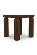 Brown Teak Outdoor Side Table | Novi Living Barclay | Oroatrade.com