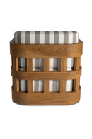 Brown Stripe Outdoor Accent Chair | Novi Living Adelaide | Oroatrade.com