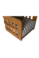 Brown Stripe Outdoor Accent Chair | Novi Living Adelaide | Oroatrade.com