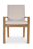 White Cushioned Outdoor Dining Chair | Novi Living Mateo | Oroatrade.com