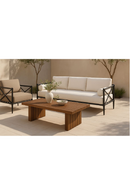 Slatted Teak Outdoor Coffee Table | Novi Living Denby | Oroatrade.com