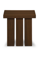 Slatted Teak Outdoor Side Table | Novi Living Denby | Oroatrade.com