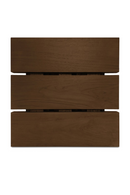 Slatted Teak Outdoor Side Table | Novi Living Denby | Oroatrade.com