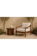 Slatted Teak Outdoor Side Table | Novi Living Denby | Oroatrade.com