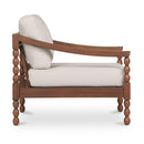 Hospitality furniture - Turned-Leg Teak Outdoor Accent Chair - www.oroatrade.com