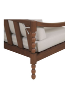 Turned-Leg Teak Outdoor Accent Chair | Novi Living Delilah | Oroa.com