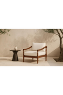 Turned-Leg Teak Outdoor Accent Chair | Novi Living Delilah | Oroa.com