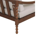 Hospitality furniture - Turned-Leg Teak Outdoor Accent Chair - www.oroatrade.com