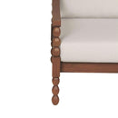 Hospitality furniture - Turned-Leg Teak Outdoor Accent Chair - www.oroatrade.com